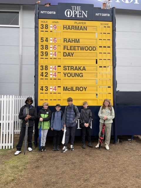 AC Students at The Open Golf Championship, Liverpool, July 2023